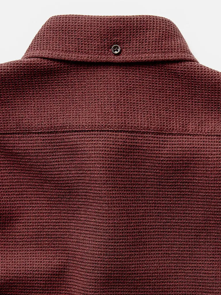 Jack Shirt- Burgundy Waffle Taylor Stitch Shirts