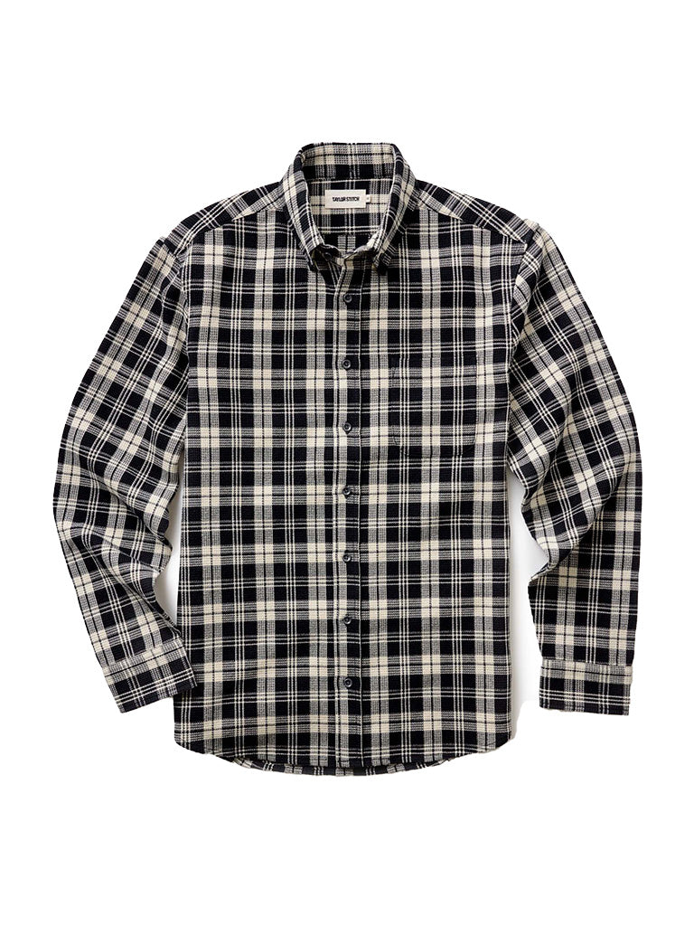 Jack Shirt- Coal Plaid Waffle Taylor Stitch Shirts