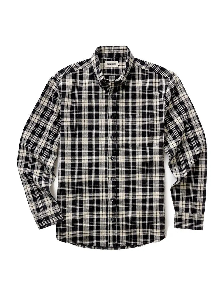 Jack Shirt- Coal Plaid Waffle Taylor Stitch Shirts