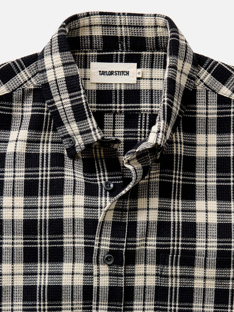 Jack Shirt- Coal Plaid Waffle Taylor Stitch Shirts