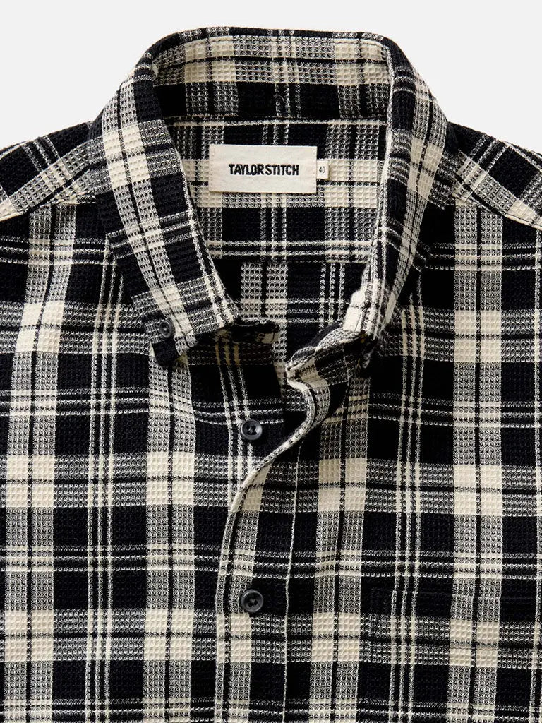 Jack Shirt- Coal Plaid Waffle Taylor Stitch Shirts