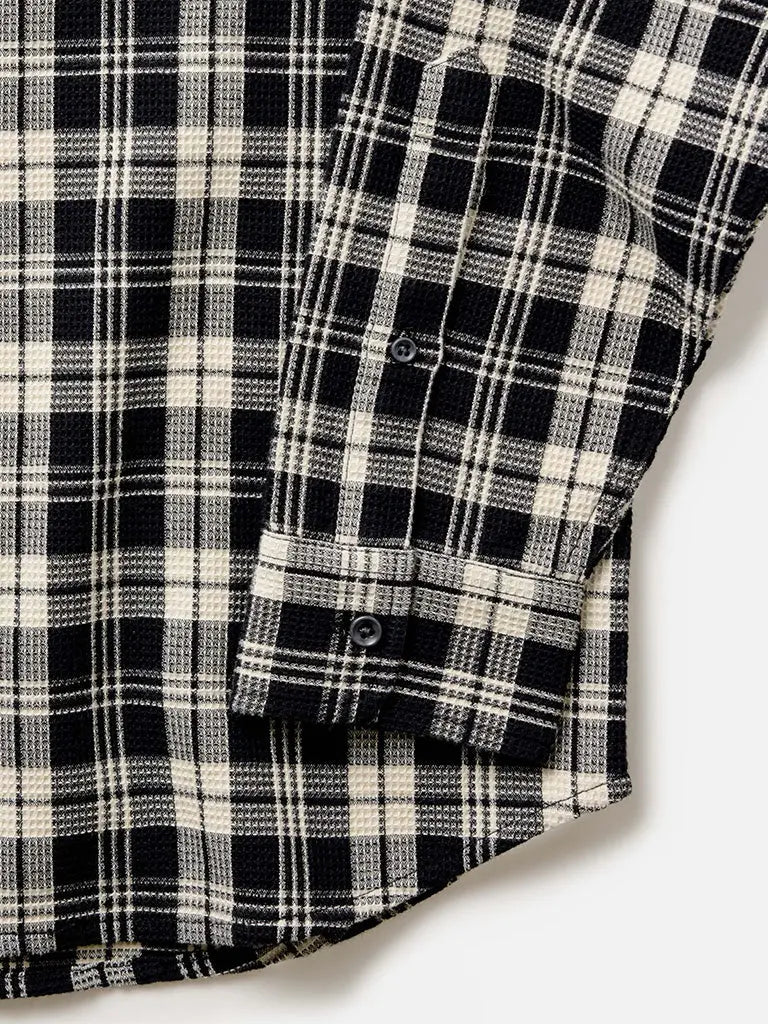 Jack Shirt- Coal Plaid Waffle Taylor Stitch Shirts