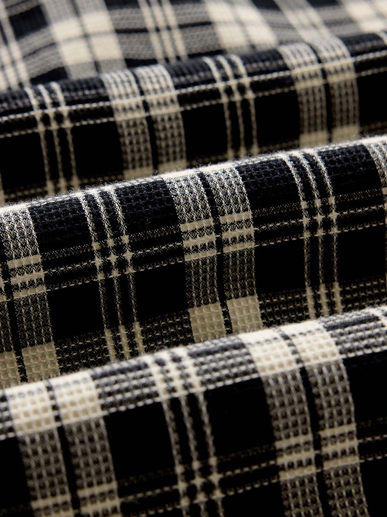 Jack Shirt- Coal Plaid Waffle Taylor Stitch Shirts