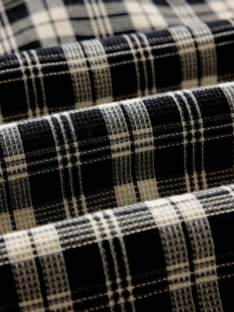 Jack Shirt- Coal Plaid Waffle Taylor Stitch Shirts