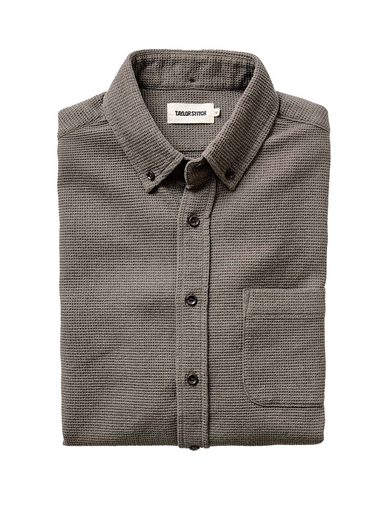Jack Shirt- Fatigue Olive Waffle Taylor Stitch Shirts