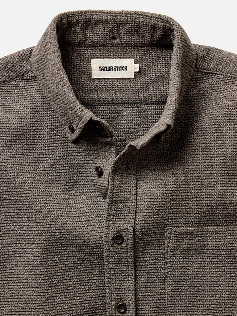 Jack Shirt- Fatigue Olive Waffle Taylor Stitch Shirts