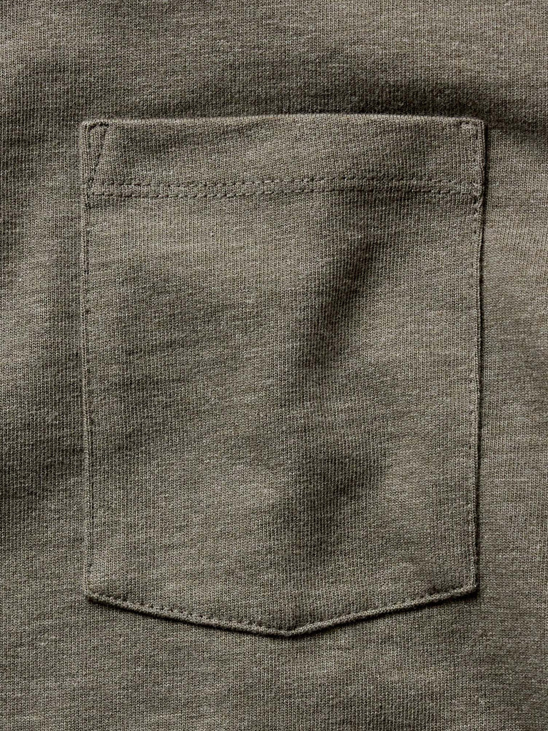 Long Sleeve Shop Tee- Army Twist Taylor Stitch Tee Shirts