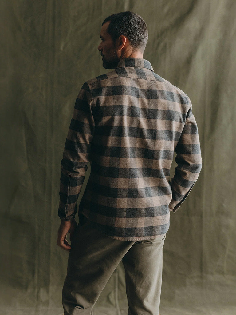 Yosemite Shirt - Heather Sable Buffalo Taylor Stitch Shirts