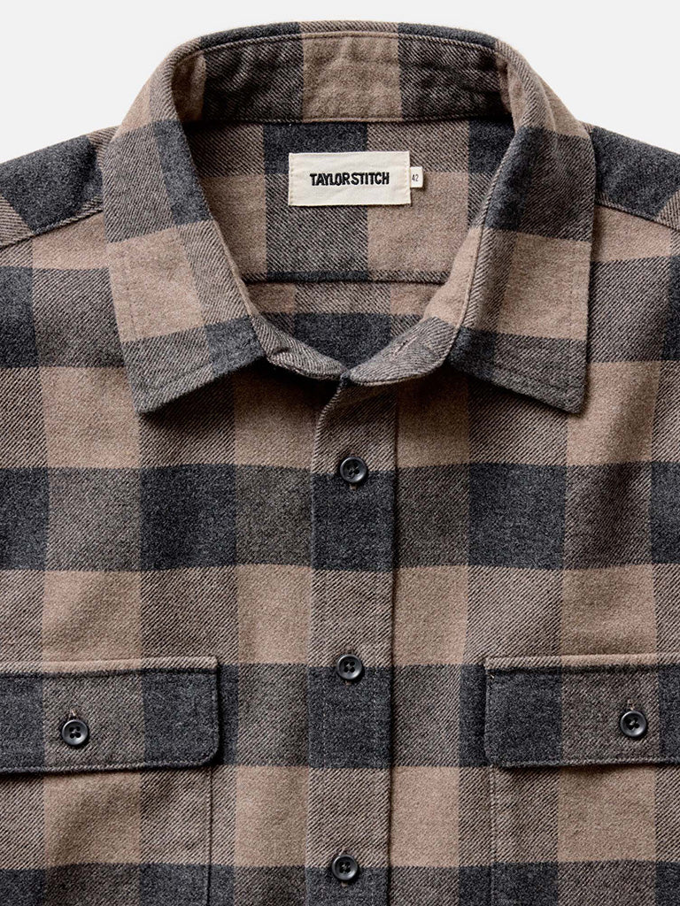 Yosemite Shirt - Heather Sable Buffalo Taylor Stitch Shirts