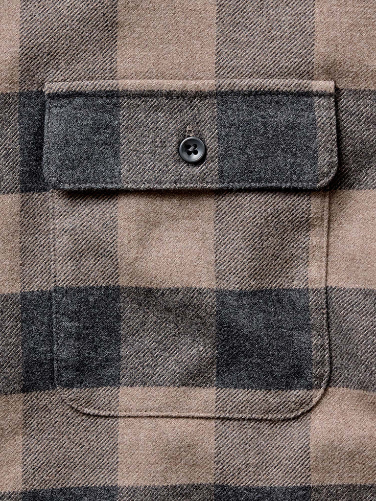 Yosemite Shirt - Heather Sable Buffalo Taylor Stitch Shirts