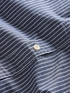 Jack Shirt- Rinsed Indigo Stripe Taylor Stitch