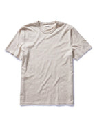 Organic Cotton Tee- Heather Oat Taylor Stitch