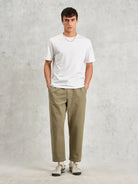 Kurt Trousers- Twill Light Khaki Wax London