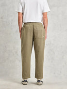 Kurt Trousers- Twill Light Khaki Wax London