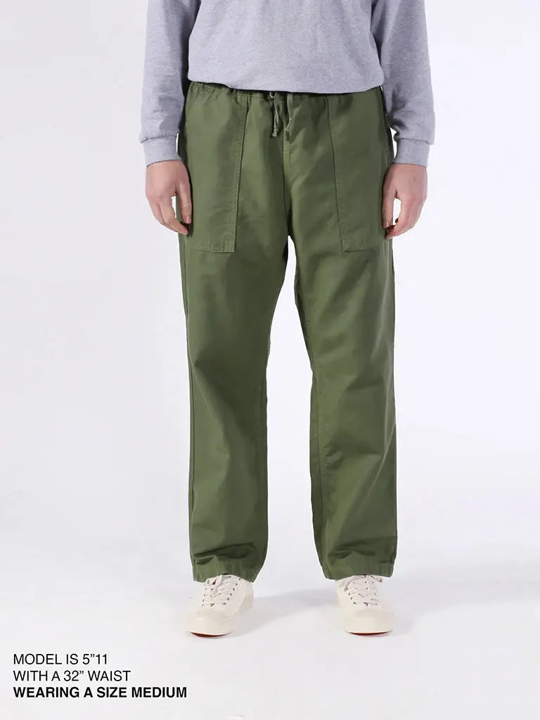 Canvas Chef Pant- Khaki Service Works Pants