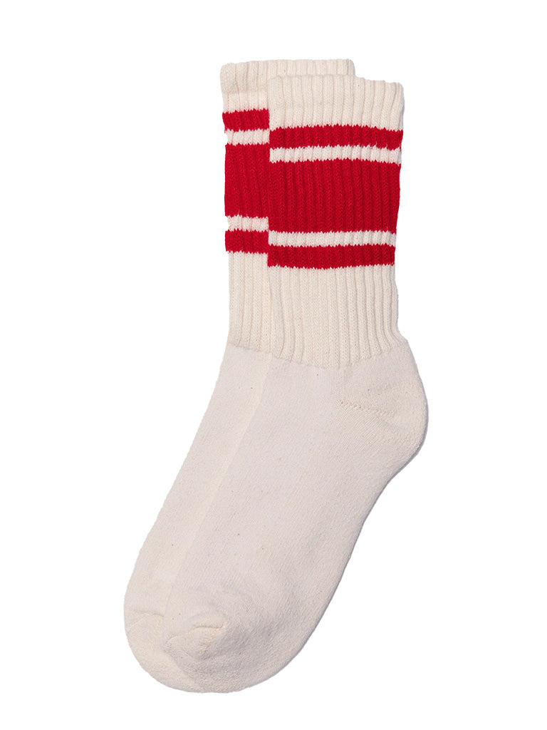 Mono Stripe Socks- Red American Trench Socks