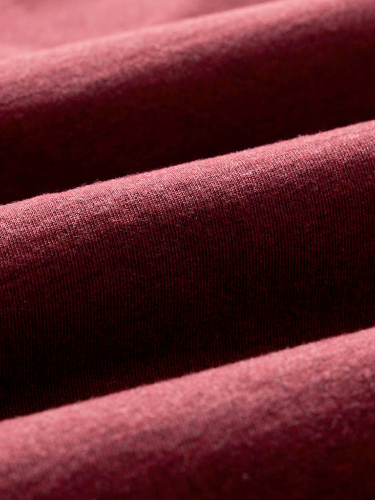 Organic Cotton Shop Tee- Dried Cherry Twist Taylor Stitch Tee Shirts