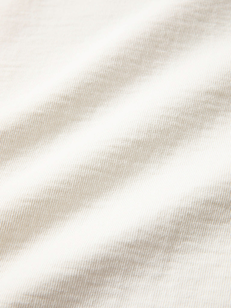 Dotsume Rib Long Sleeve Tee- Off White Jackman Tee Shirts