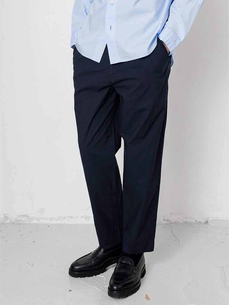 Signal Pant- Black Tech Poplin Folk Pants