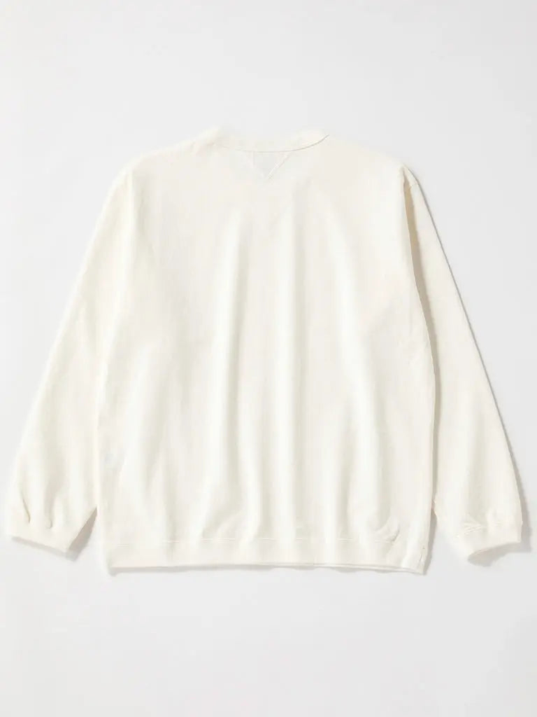 Dotsume Rib Long Sleeve Tee- Off White Jackman Tee Shirts