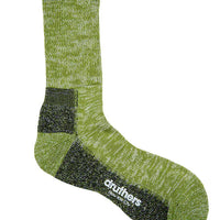 Organic Cotton Defender Crew Socks - Green - Eames NW