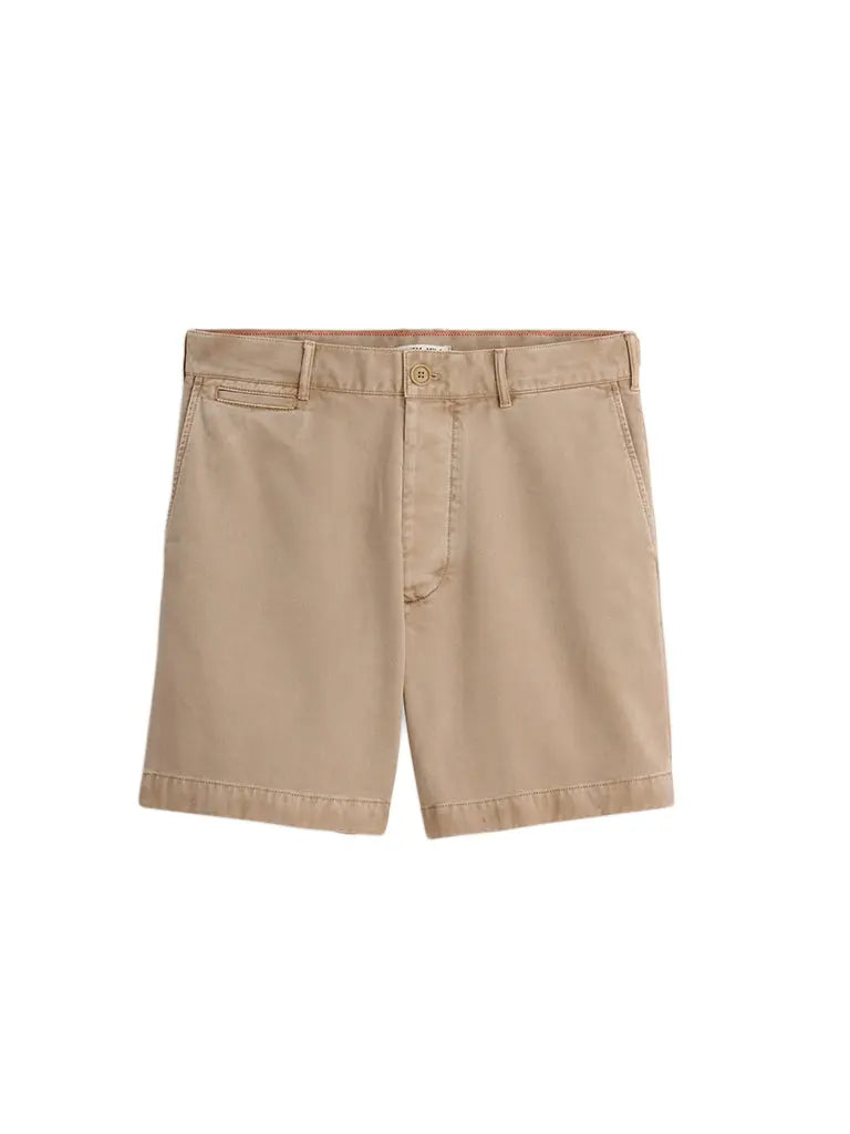 Flat Front Vintage Wash Short- Faded Khaki - Eames NW