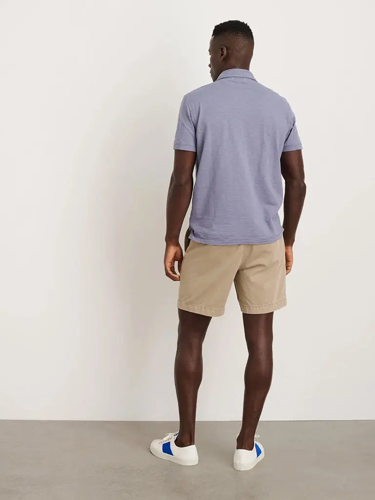 Flat Front Vintage Wash Short- Faded Khaki - Eames NW