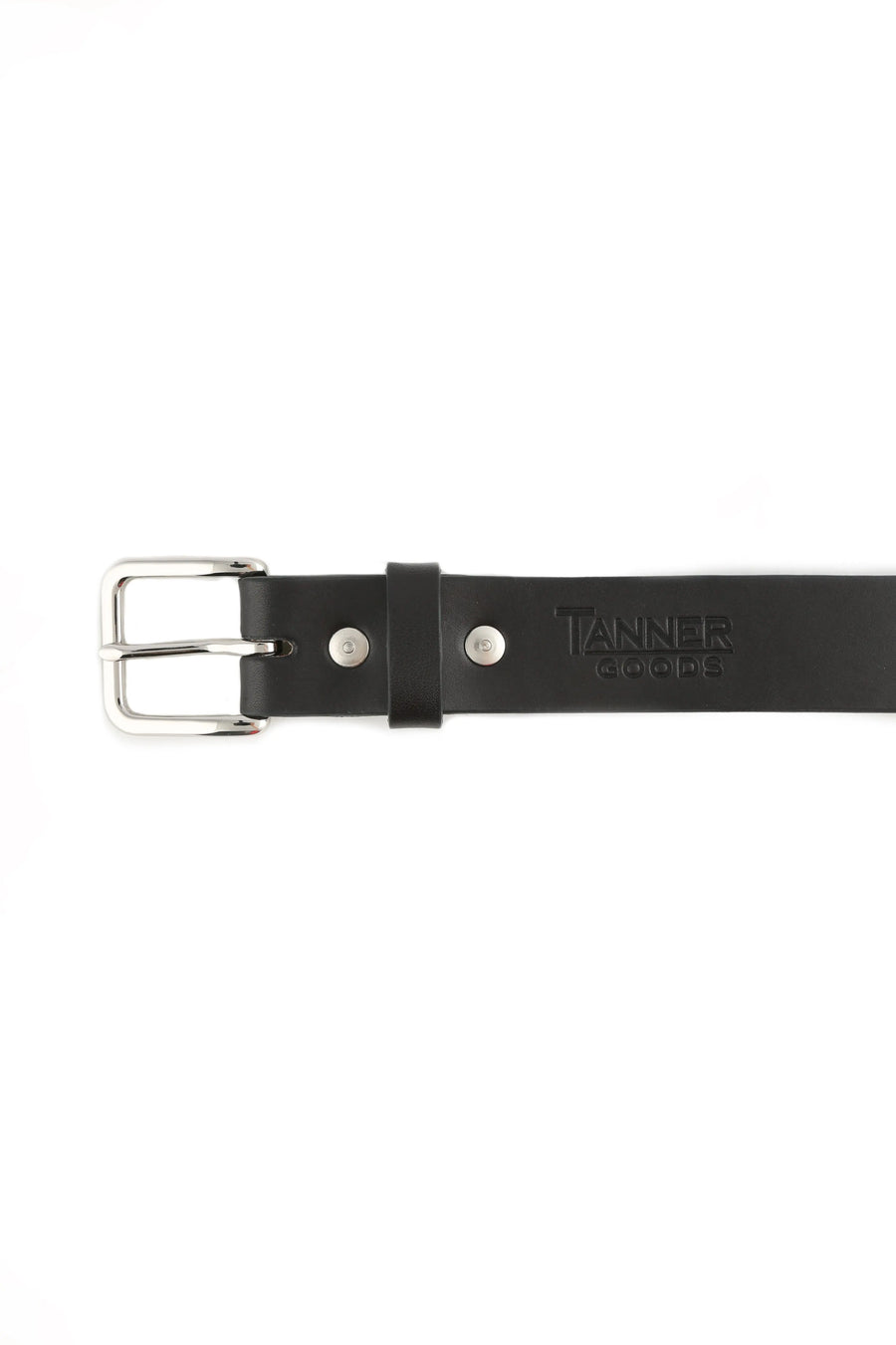 Daily Belt- Black with Stainless Hardware - Eames NW