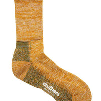 Organic Cotton Defender Crew Socks - Turmeric - Eames NW