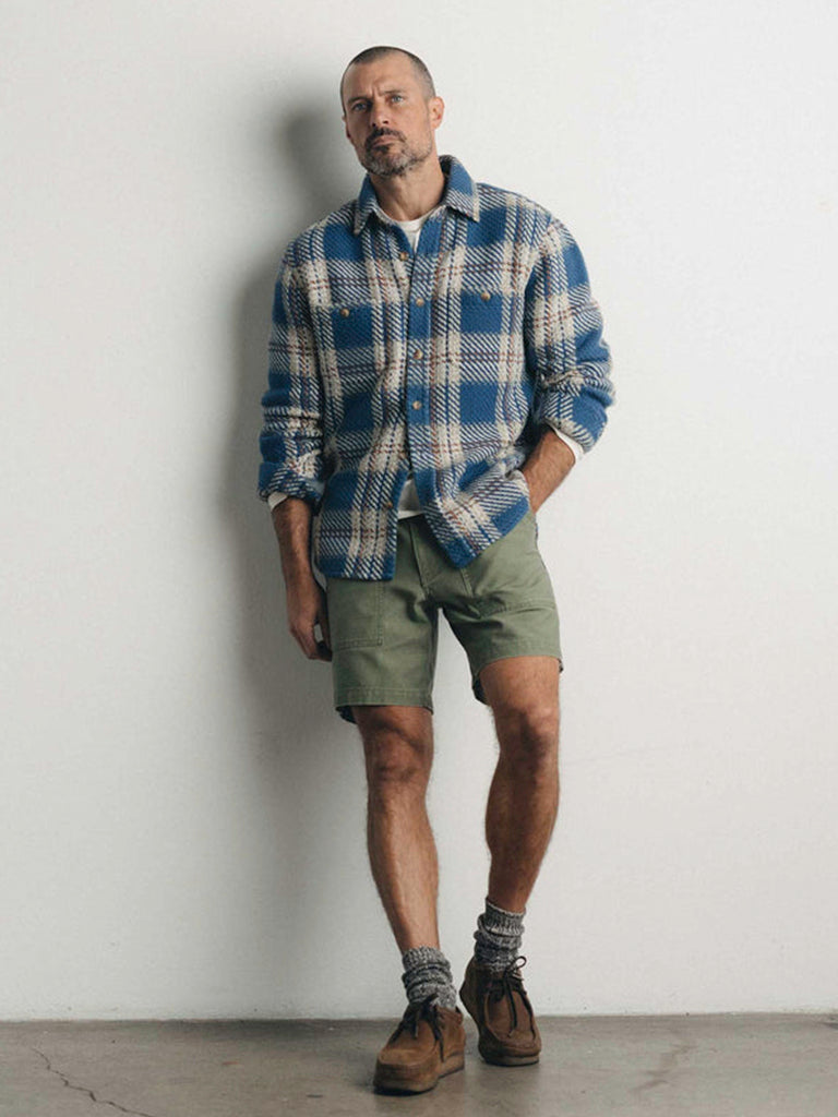 Surplus Short- Field Olive Reverse Sateen Taylor Stitch Shorts