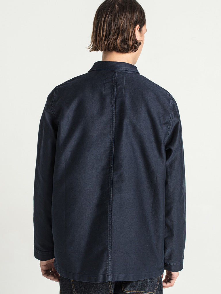 The Authentic Work Jacket- Navy Le Mont St Michel Jackets