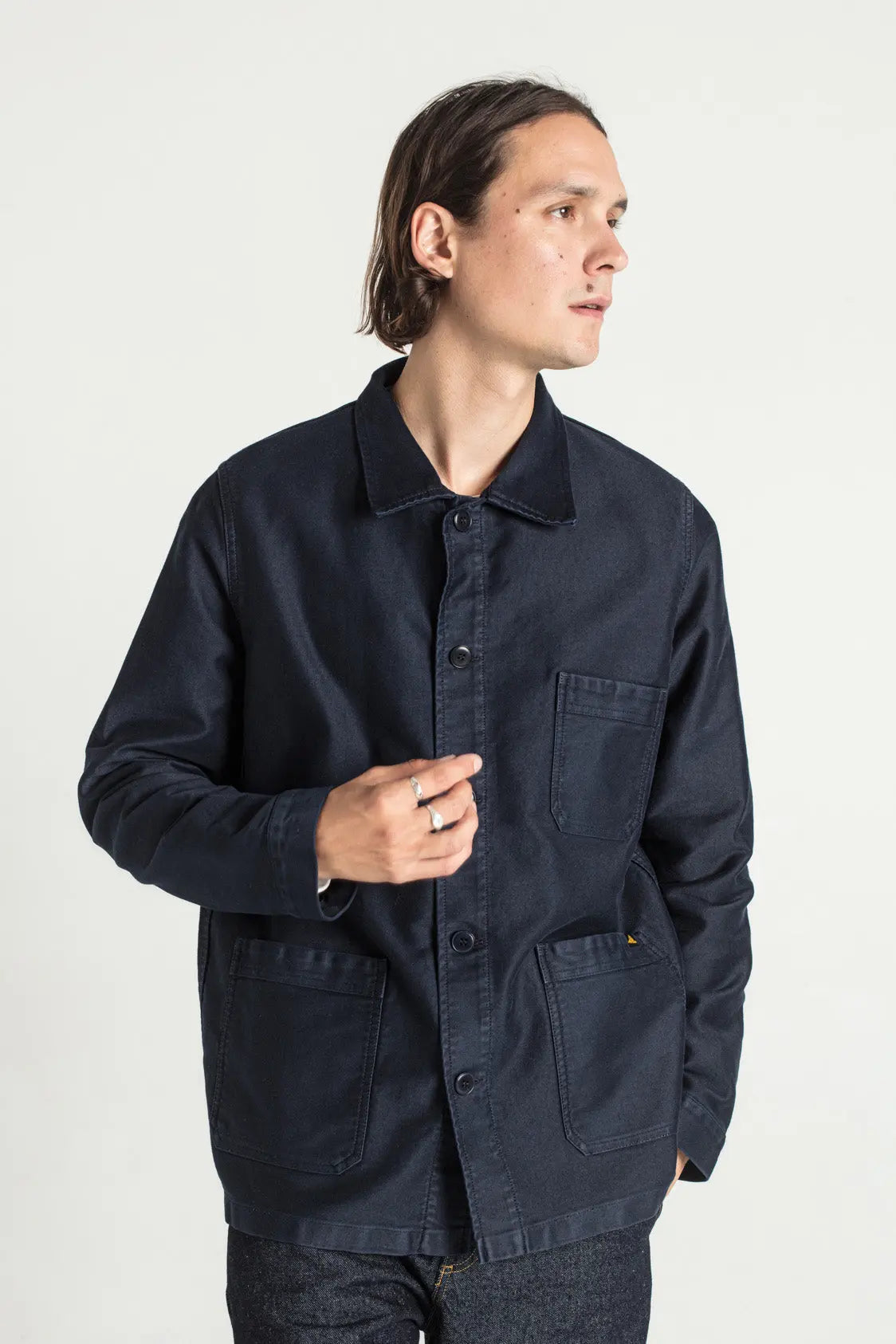 Le Mont St Michel | The Authentic Work Jacket- Navy – Eames NW