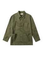 Garbadine Work Jacket- Olive Le Mont St Michel