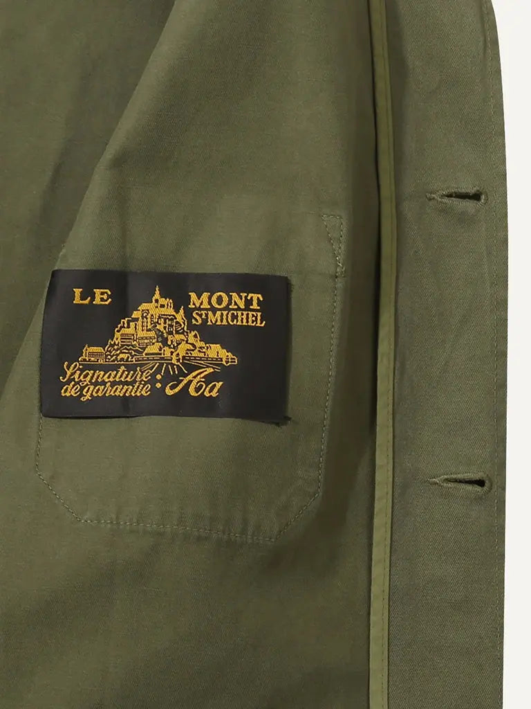 Garbadine Work Jacket- Olive Le Mont St Michel