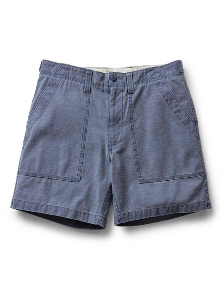 Surplus Short- Navy Reverse Sateen Taylor Stitch Shorts