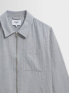 Eldon- Light Blue Herringbone Cotton Wax London Jackets