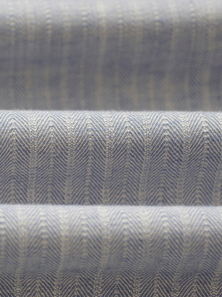 Eldon- Light Blue Herringbone Cotton Wax London Jackets