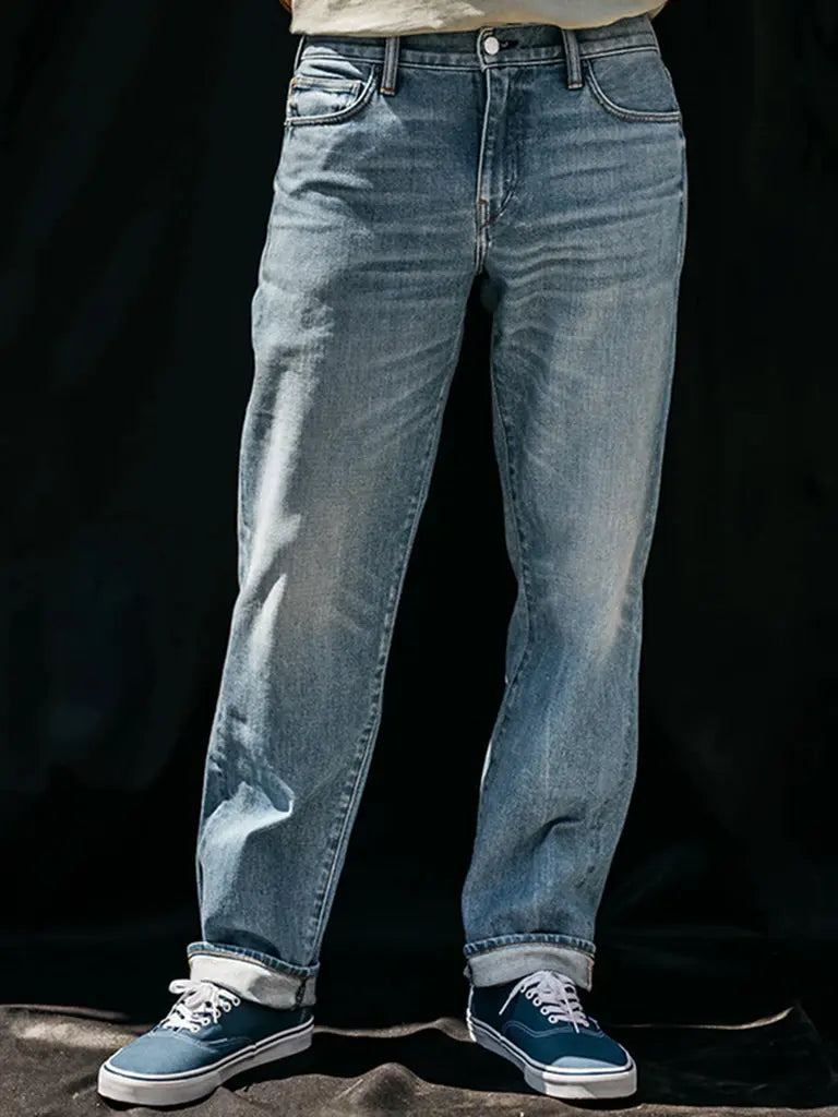 Barrel Classic Straight- 14oz Selvedge Vinnie Wash Hiroshi Kato