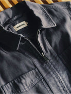 Station Jacket- Petrol Blue Broken Twill Taylor Stitch Jackets