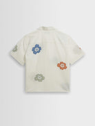 Didcot- Ecru And Multicolour Floral Applique Wax London Shirts