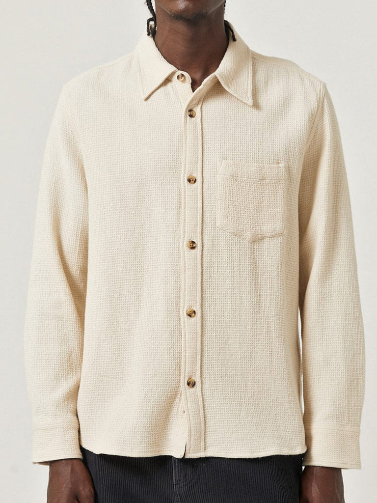 Waffle LS Shirt- Natural Corridor Shirts