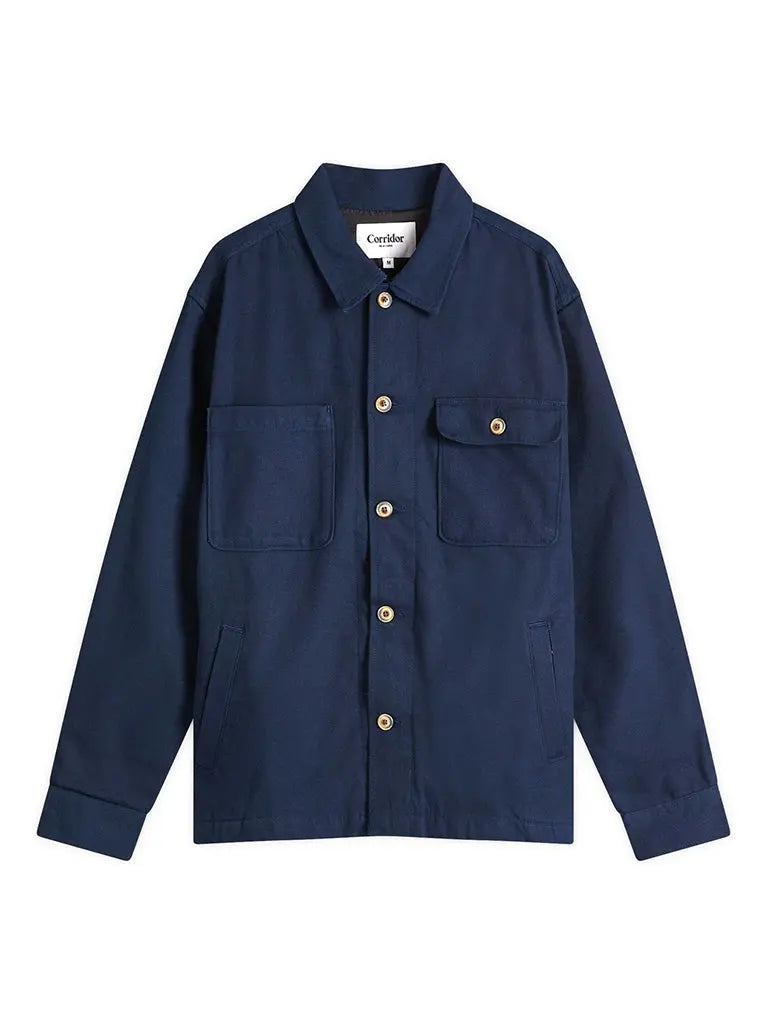 Heavy Twill Military Jacket- Navy Eames NW