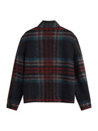 Heath Jacket - Navy & Multicolor Check Italian Wool Wax London Jackets