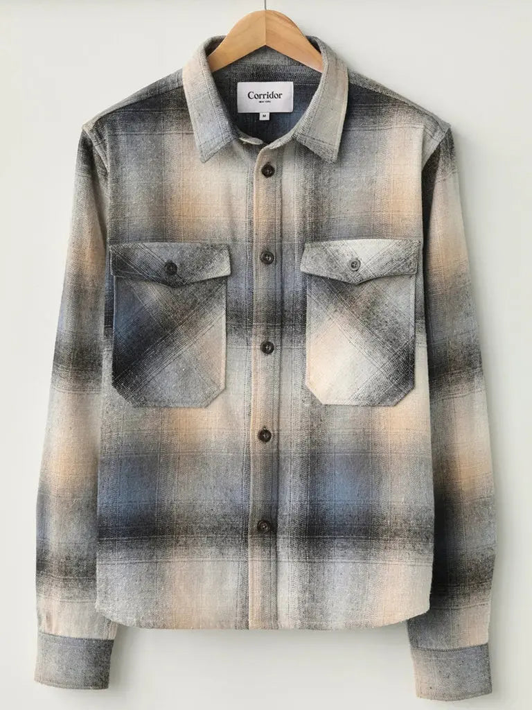 Kingston Jacket- Ombre Plaid - Eames NW