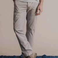 Distressed Button Fly Chino- Marine - Eames NW