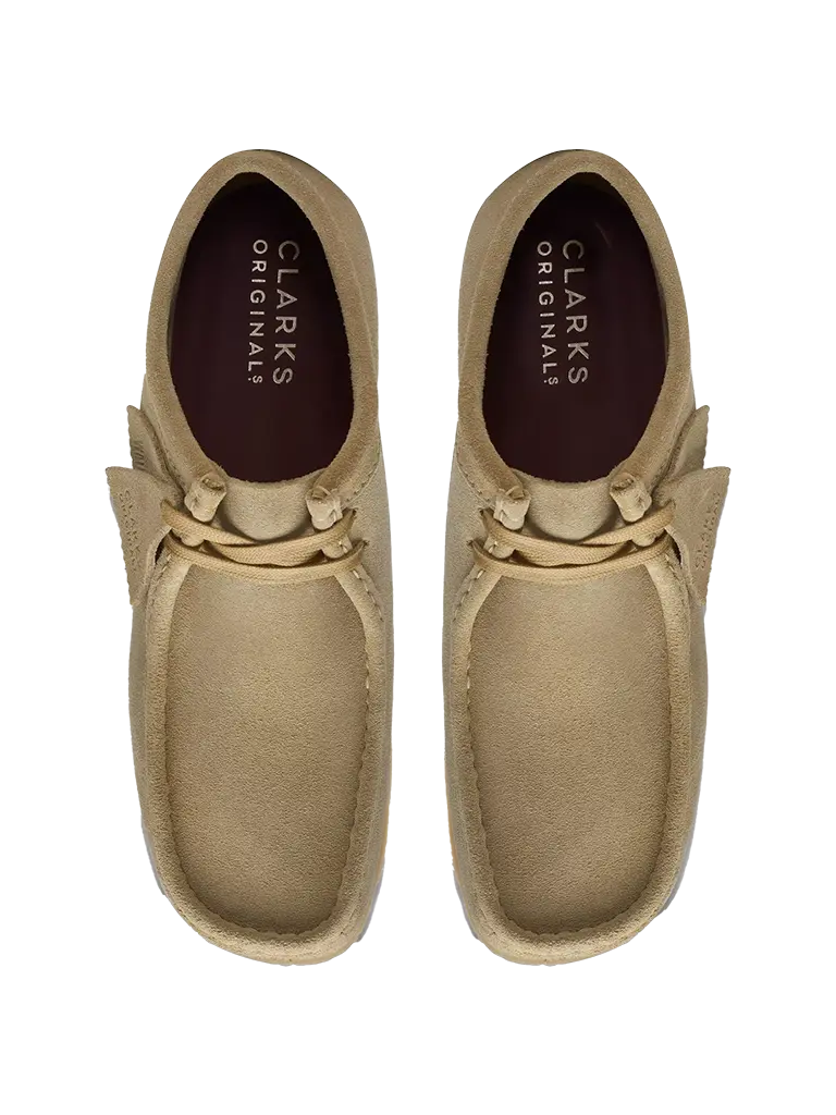 Wallabee- Maple Suede Clarks