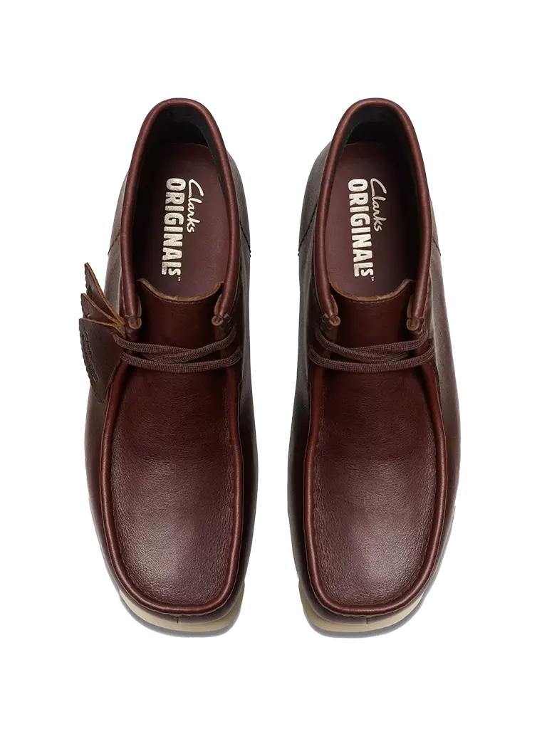 Clarks Mens Wallabee Boot GORE TEX British Tan Leather 12 Brown