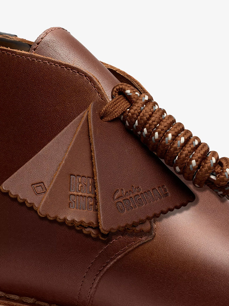 Desert Boot Gore Tex- Brown Leather Clarks Shoes