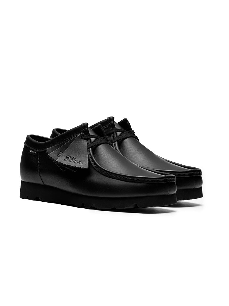Wallabee Gore Tex- Black Clarks Shoes