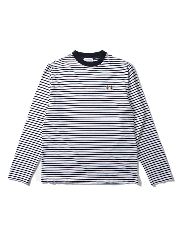 Special Duck Striped Tee- Navy
